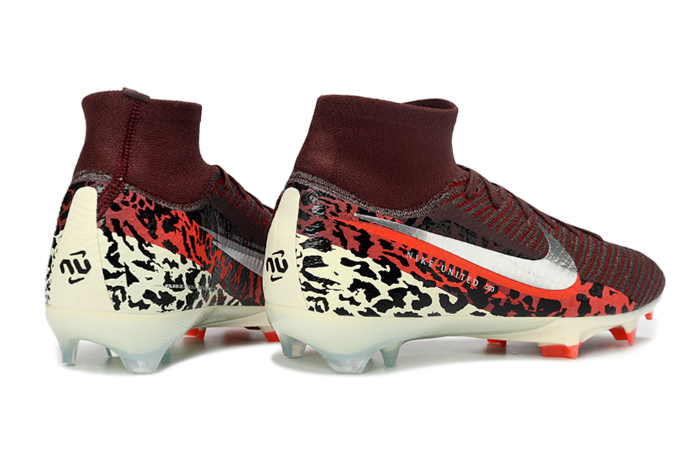 Air Zoom Mercurial Superfly 16 Elite XXV FG — Dark Red/Leopard — image 3