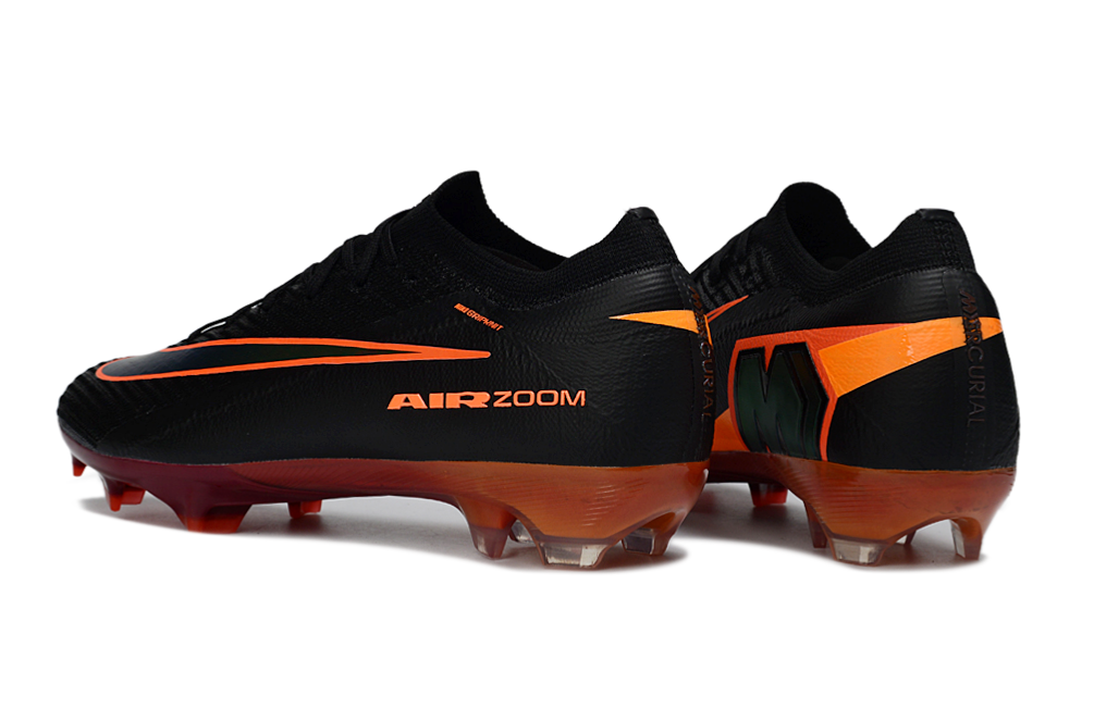 Air Zoom Mercurial Vapor XV Elite FG — Black/Red/Orange — image 2