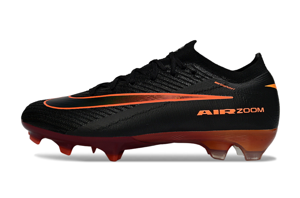 Air Zoom Mercurial Vapor XV Elite FG — Black/Red/Orange — image 4