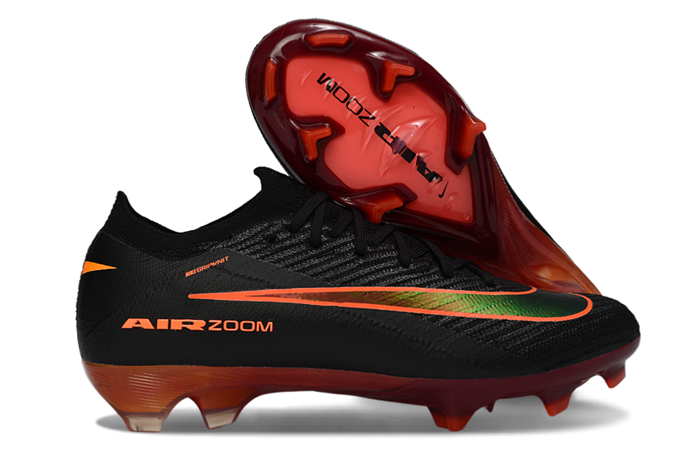 Air Zoom Mercurial Vapor XV Elite FG — Black/Red/Orange — image 5