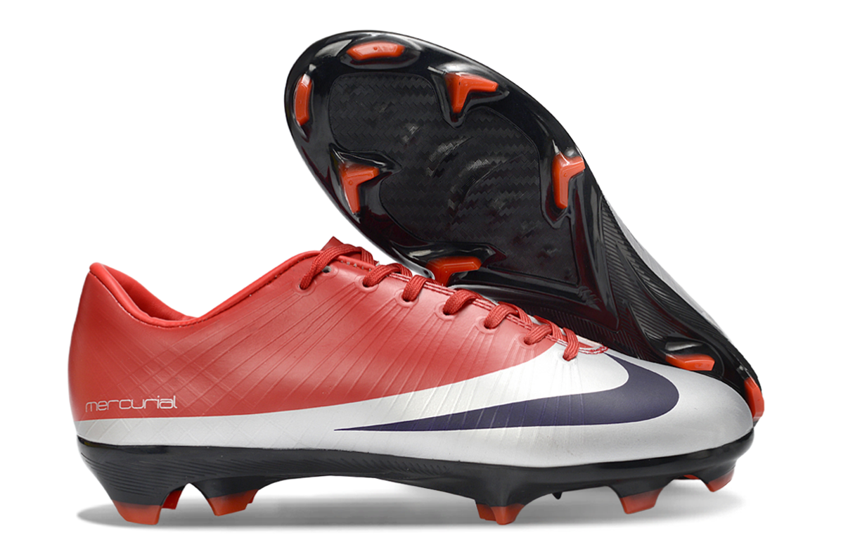 CR7 Mercurial Vapor XV Elite FG — Red/Black — image 2