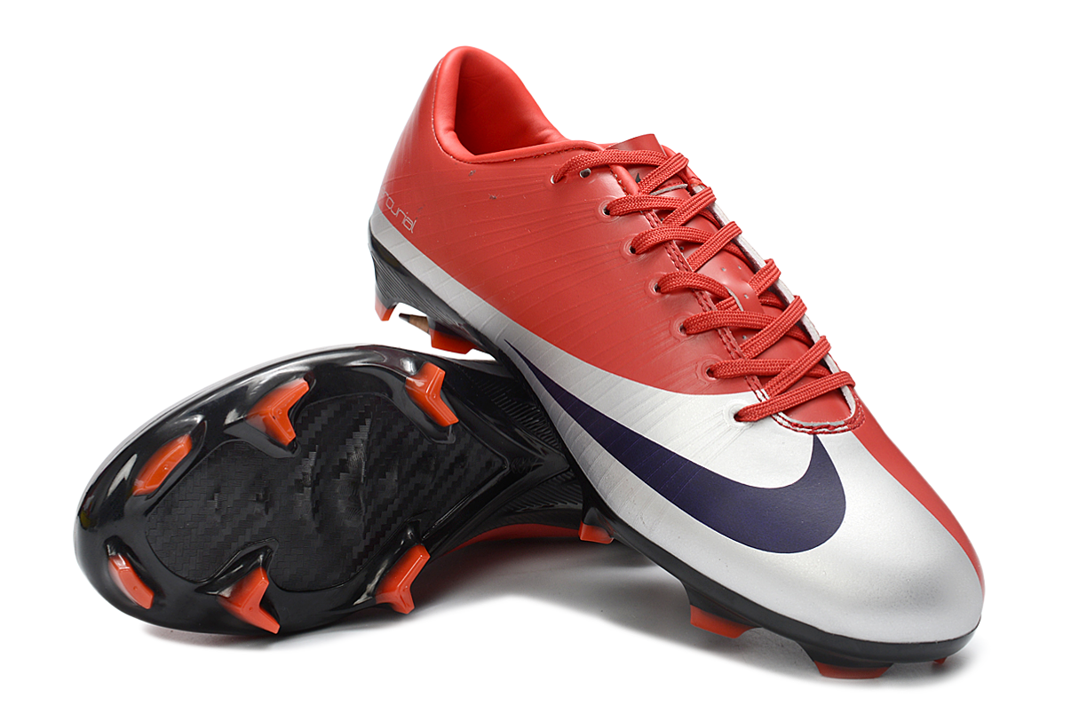 CR7 Mercurial Vapor XV Elite FG — Red/Black — image 4