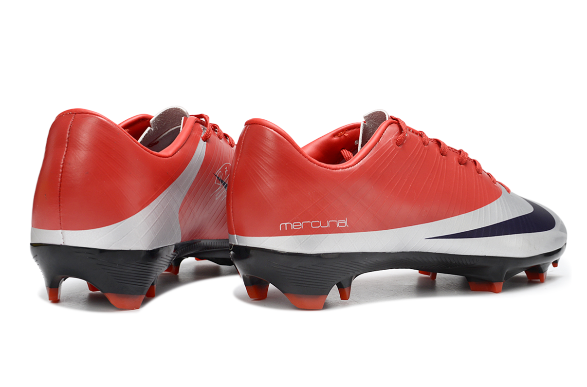 CR7 Mercurial Vapor XV Elite FG — Red/Black — image 5