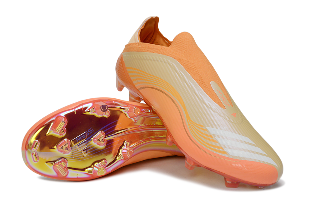 MESSI F50 ELITE FG — Orange/Yellow — image 4