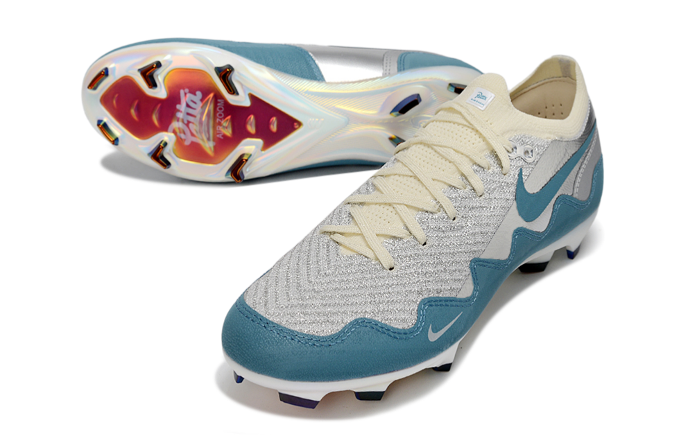 Patta X Mercurials FG — Cream/Blue — image 3