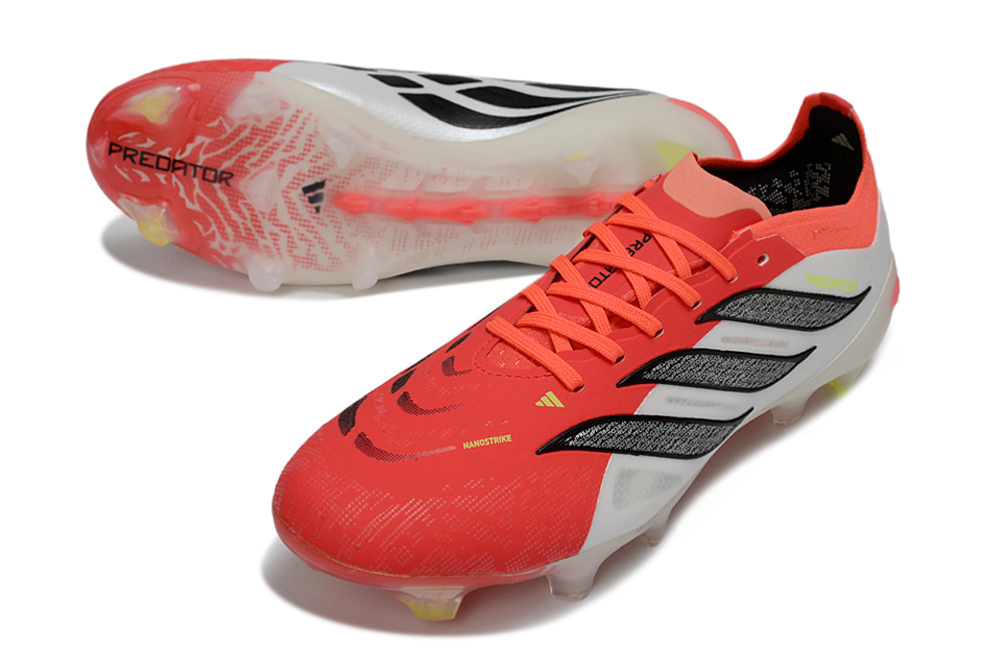 Predator Elite Tongue FG — Coral/Orange — image 4