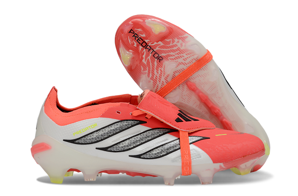 Predator Elite Tongue FG — Coral/White — image 3