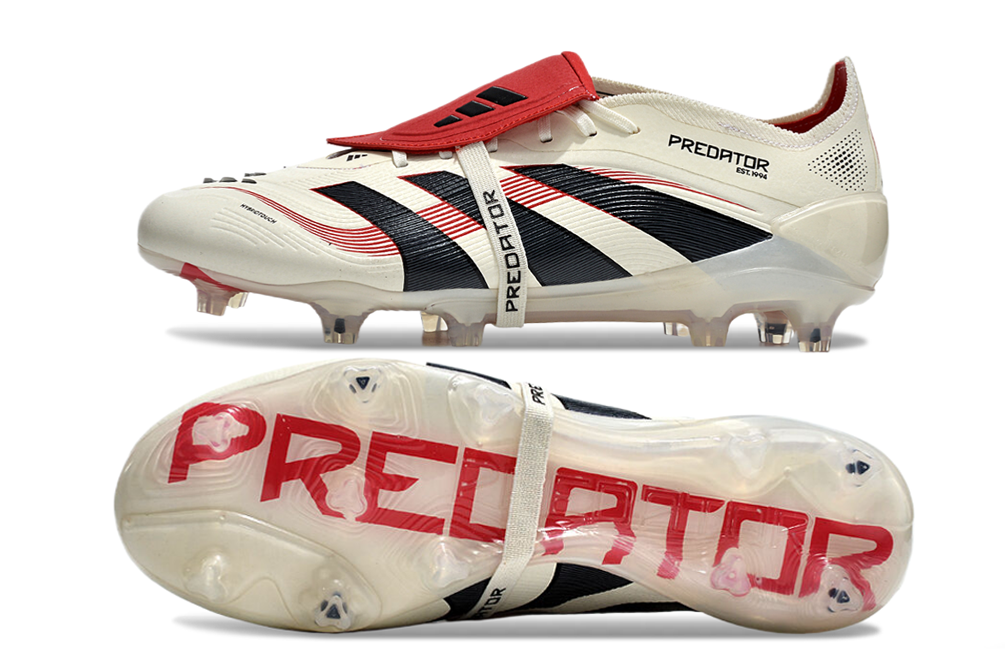 Predator Elite Tongue FG — Coral/White — image 5