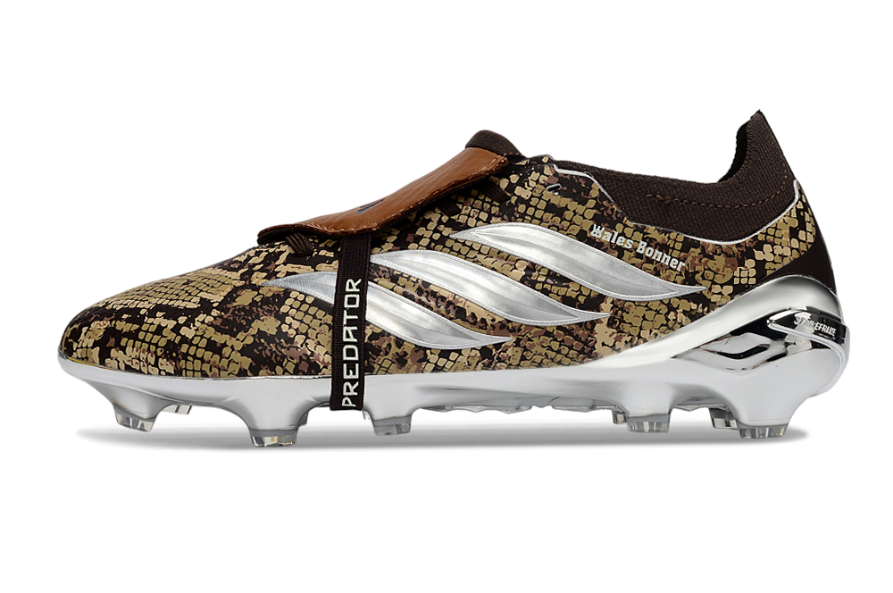 Predator Elite Tongue FG — White/Brown Camo — image 3